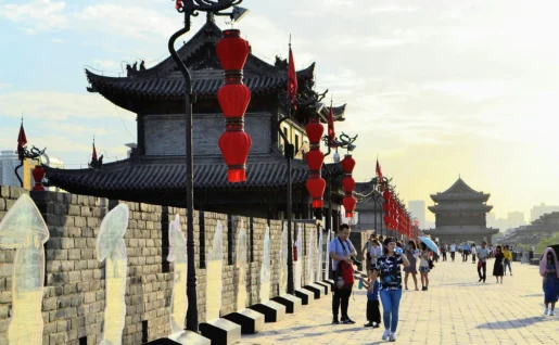 Remparts, Xian, Chine