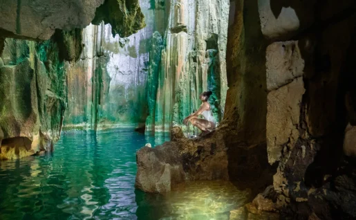 Grotte à Sawa I Lau, Fidji