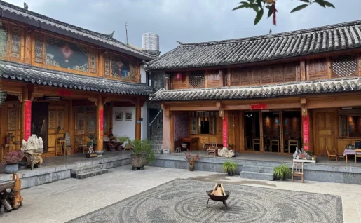 Maison naxi, Lijiang, Chine