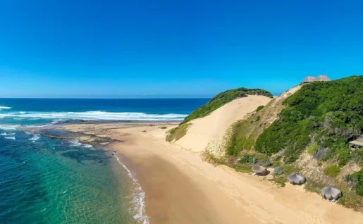 machangulo beach lodge plage vue aerienne3