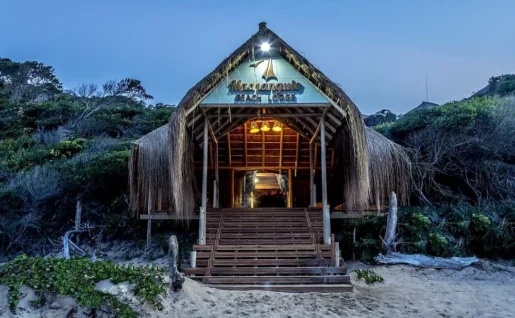 machangulo-beach-lodge entrée de bungalow