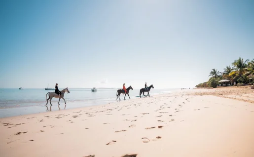 Azura Benguerra island, balade à cheval